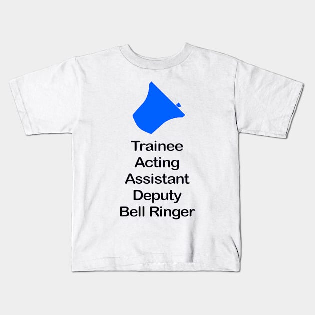 Trainee Bell Ringer (Light Background) Kids T-Shirt by Grandsire